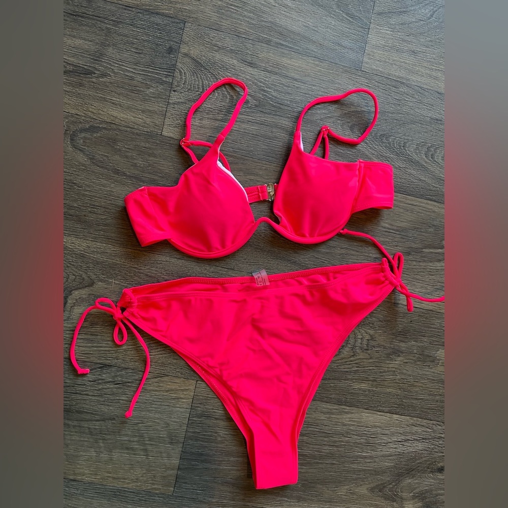 NWT- SHEIN- Hot Pink Bikini Set- Size XL